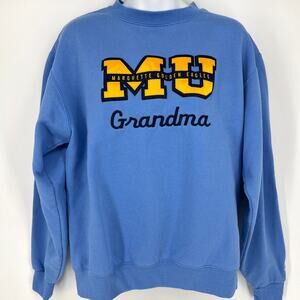 Champion Marquette Golden Eagles Grandma Blue with Logo Patch Size M